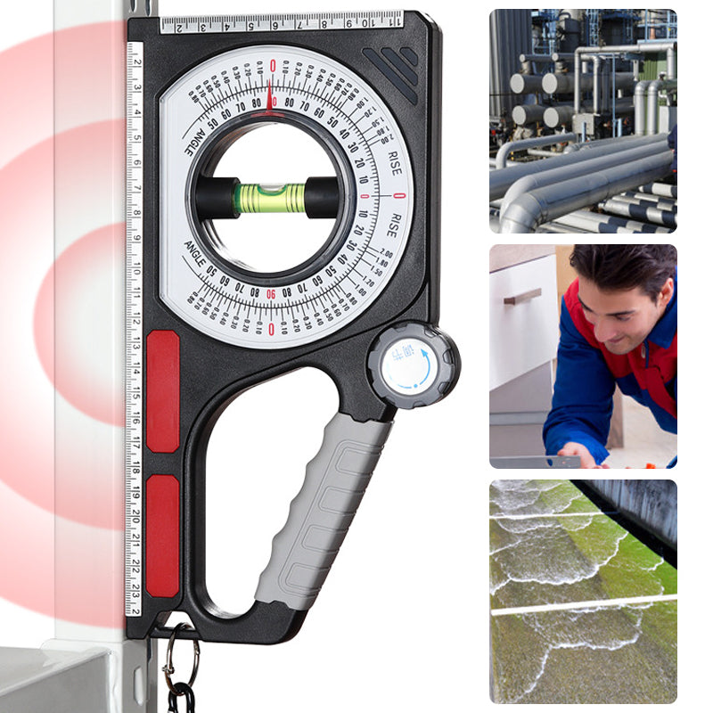 Draagbare mechanische hellingsmeter