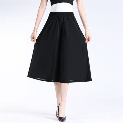 🔥VENDITA CALDA🔥Culottes da donna a gamba larga con chiffon plissettato