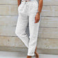 🌸Spring Sale 52% OFF🌿👖Damenhose aus Baumwolle & Leinen mit Elastischem Bund – Bequem, Atmungsaktiv & Lässiger Look 🥰