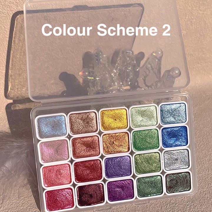 🎄🎁Christmas Hot Sale 50% OFF🎄20 Colours Watercolor Painting Set
