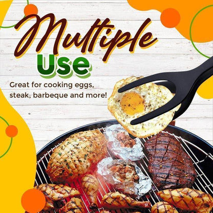 📢📢50 % Rabatt!!🥳💞 50K+ VERKAUFT! 🍳🥩 2-in-1 Pfannenwender & Eierschaufel