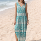 💖LETZTER TAG 60% RABATT💖Sommer Maxikleid: Urlaub-Strandkleid mit Taschen