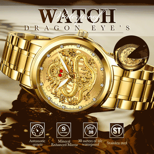 ⏳Limited-time special⌛Golden Dragon Quartz Men's Watch