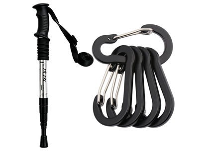 💥Heißer Verkauf 50% Rabatt🔥🦯🏔️Trekkingstock 3in1 – längenverstellbar, stoßgedämpft, Alu 6160💪🎯Kompakt & ergonomisch – für Auf- & Abstieg, Gelenkschutz & Rucksack-Tour.