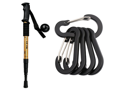 💥Heißer Verkauf 50% Rabatt🔥🦯🏔️Trekkingstock 3in1 – längenverstellbar, stoßgedämpft, Alu 6160💪🎯Kompakt & ergonomisch – für Auf- & Abstieg, Gelenkschutz & Rucksack-Tour.