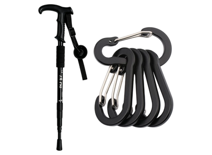 💥Heißer Verkauf 50% Rabatt🔥🦯🏔️Trekkingstock 3in1 – längenverstellbar, stoßgedämpft, Alu 6160💪🎯Kompakt & ergonomisch – für Auf- & Abstieg, Gelenkschutz & Rucksack-Tour.
