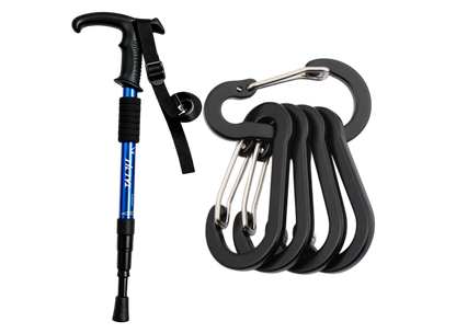 💥Heißer Verkauf 50% Rabatt🔥🦯🏔️Trekkingstock 3in1 – längenverstellbar, stoßgedämpft, Alu 6160💪🎯Kompakt & ergonomisch – für Auf- & Abstieg, Gelenkschutz & Rucksack-Tour.