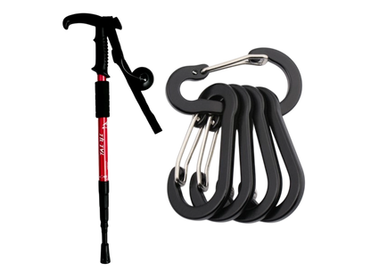 💥Heißer Verkauf 50% Rabatt🔥🦯🏔️Trekkingstock 3in1 – längenverstellbar, stoßgedämpft, Alu 6160💪🎯Kompakt & ergonomisch – für Auf- & Abstieg, Gelenkschutz & Rucksack-Tour.