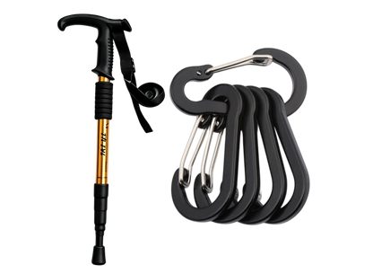 💥Heißer Verkauf 50% Rabatt🔥🦯🏔️Trekkingstock 3in1 – längenverstellbar, stoßgedämpft, Alu 6160💪🎯Kompakt & ergonomisch – für Auf- & Abstieg, Gelenkschutz & Rucksack-Tour.