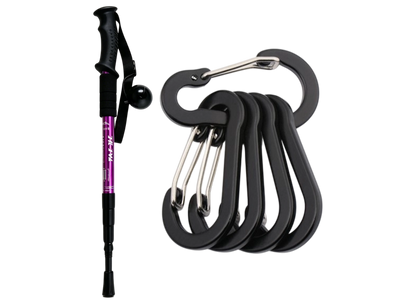💥Heißer Verkauf 50% Rabatt🔥🦯🏔️Trekkingstock 3in1 – längenverstellbar, stoßgedämpft, Alu 6160💪🎯Kompakt & ergonomisch – für Auf- & Abstieg, Gelenkschutz & Rucksack-Tour.