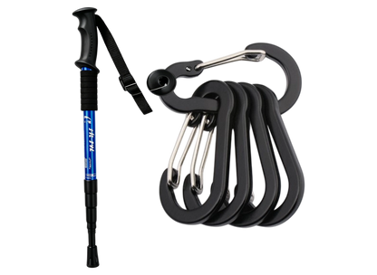 💥Heißer Verkauf 50% Rabatt🔥🦯🏔️Trekkingstock 3in1 – längenverstellbar, stoßgedämpft, Alu 6160💪🎯Kompakt & ergonomisch – für Auf- & Abstieg, Gelenkschutz & Rucksack-Tour.