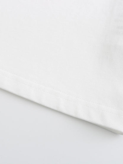 👕🔥 Herren-T-Shirt – strukturierter Aufdruck, reine Baumwolle, lockere Passform. 50% RABATT!
