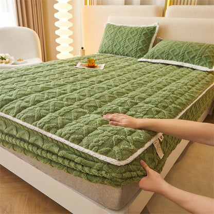 ⏳ Letzter Tag: 37 % auf das gesamte Sortiment!❄️🛌Wärmendes Flanell-Spannbetttuch - Aus weichem Baumwoll-Flanell mit hoher Taschenhöhe & rutschfesten Gummizügen für Komfort zu jeder Jahreszeit