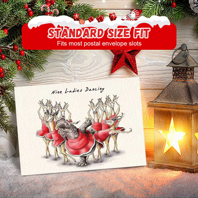 🔥Solange der Vorrat reicht 40 % Rabatt!🎉Zwölf Tage Weihnachtskarten-Set