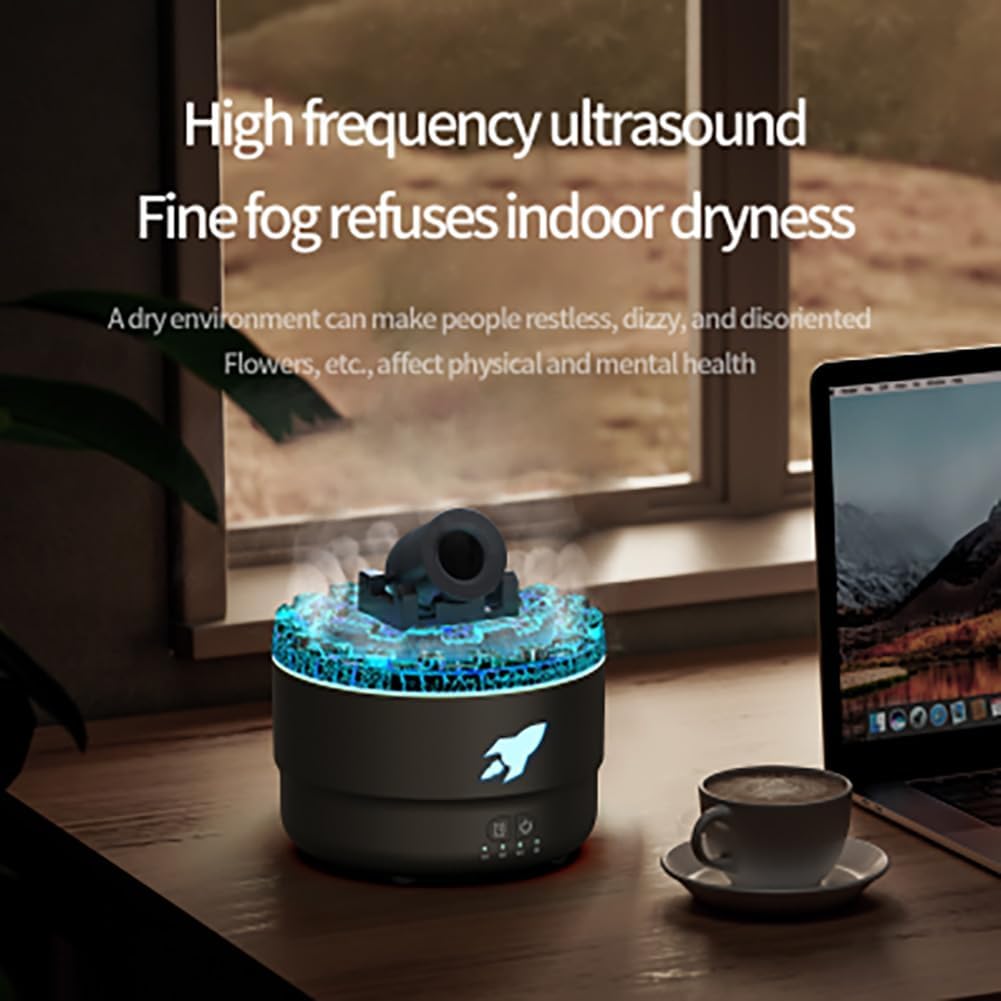 Umidificatore d'aria aroma con effetto di esplosione di cannone