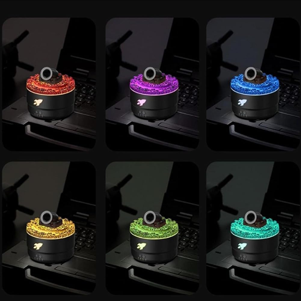 Umidificatore d'aria aroma con effetto di esplosione di cannone