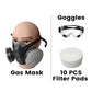 🎁 40% OFF🔥Aktivkohle-Anti-Staub-Doppeltank-Gasmaske
