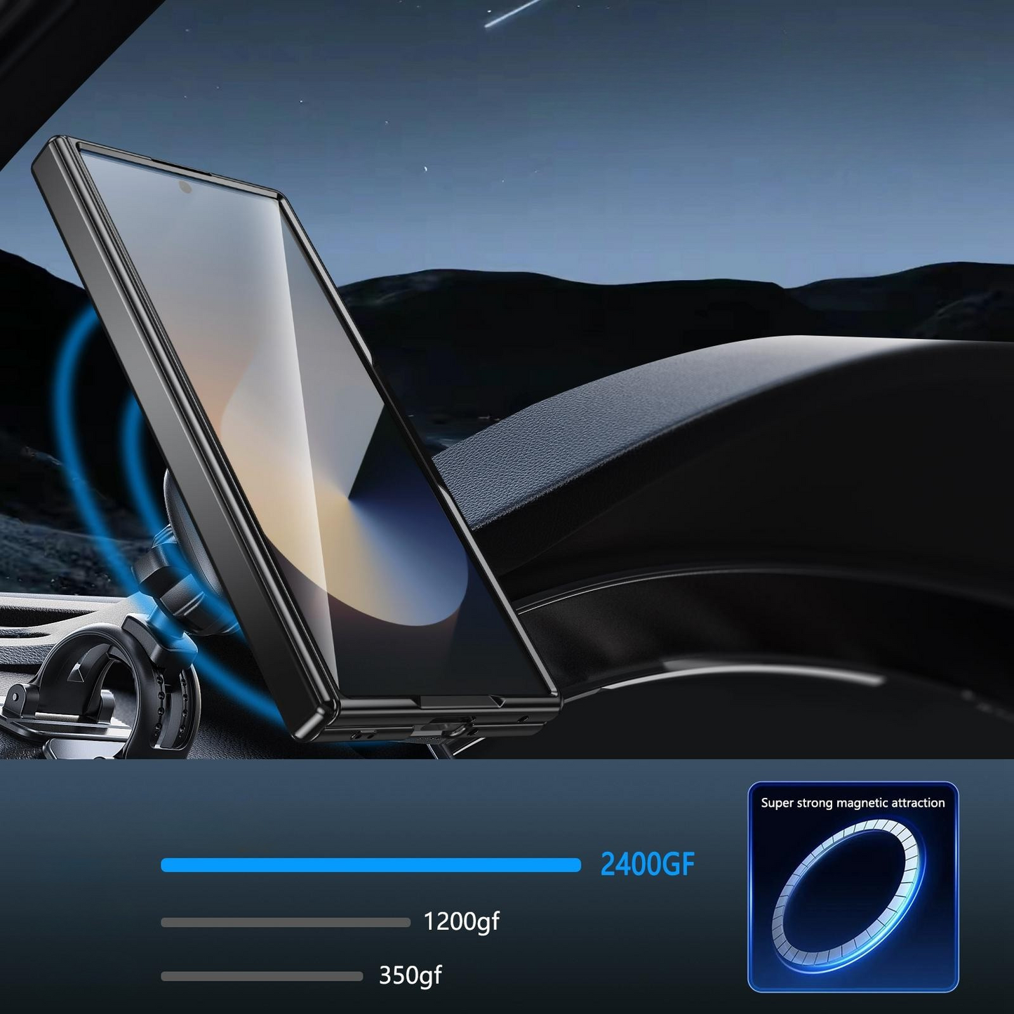 Leistungsstarke Magnethalterung Hülle für Samsung Fold-Serie