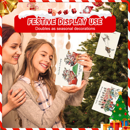 🔥Solange der Vorrat reicht 40 % Rabatt!🎉Zwölf Tage Weihnachtskarten-Set