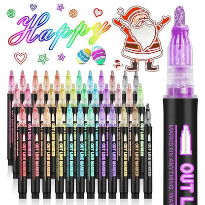 🔥Solange der Vorrat reicht 40 % Rabatt!🎉Farbige Lightstick Graffiti Textmarker-Stifte