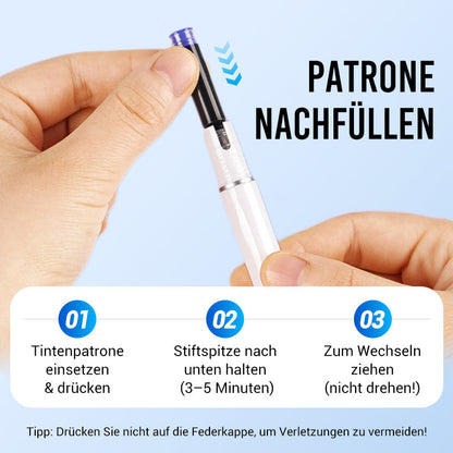 Schnell Trocknender, Einziehbarer Füllfederhalter