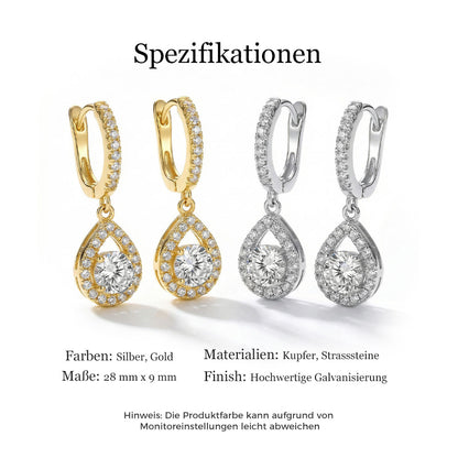 🔥Solange der Vorrat reicht 40 % Rabatt!🎉Elegante tropfenförmige Creolen für Damen