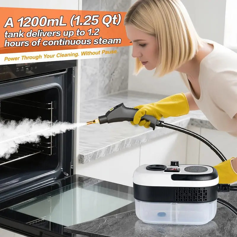 🌞Frühlingserwachen: 50% Rabatt!💧2500W Professioneller Handdampfreiniger – 6 Stufen – Chemiefreie Reinigung & Entfettung – Für Küche, Bad & Auto – Hohe Temperatur & Druck