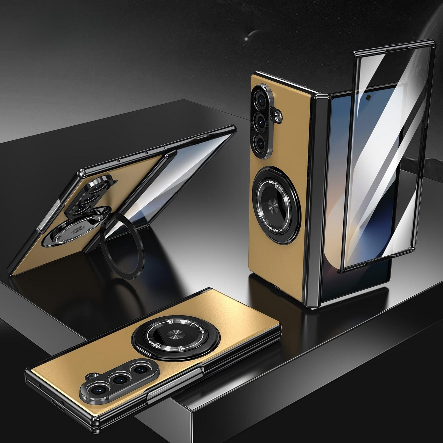 Leistungsstarke Magnethalterung Hülle für Samsung Fold-Serie