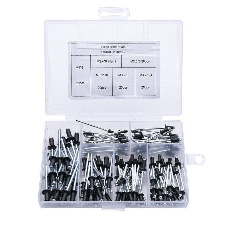 💥Hot Sale 49% OFF💥 Professional rivet gun adapter set with 4 different matching nozzle screws