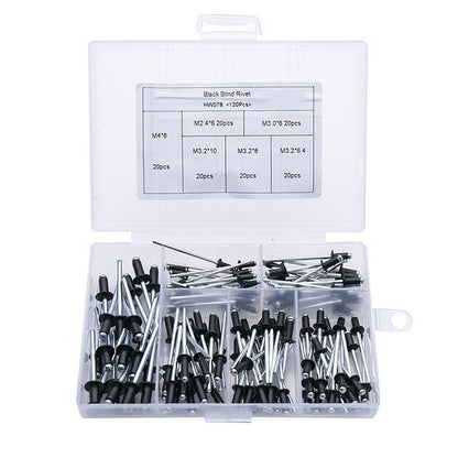 💥Hot Sale 49% OFF💥 Professional rivet gun adapter set with 4 different matching nozzle screws