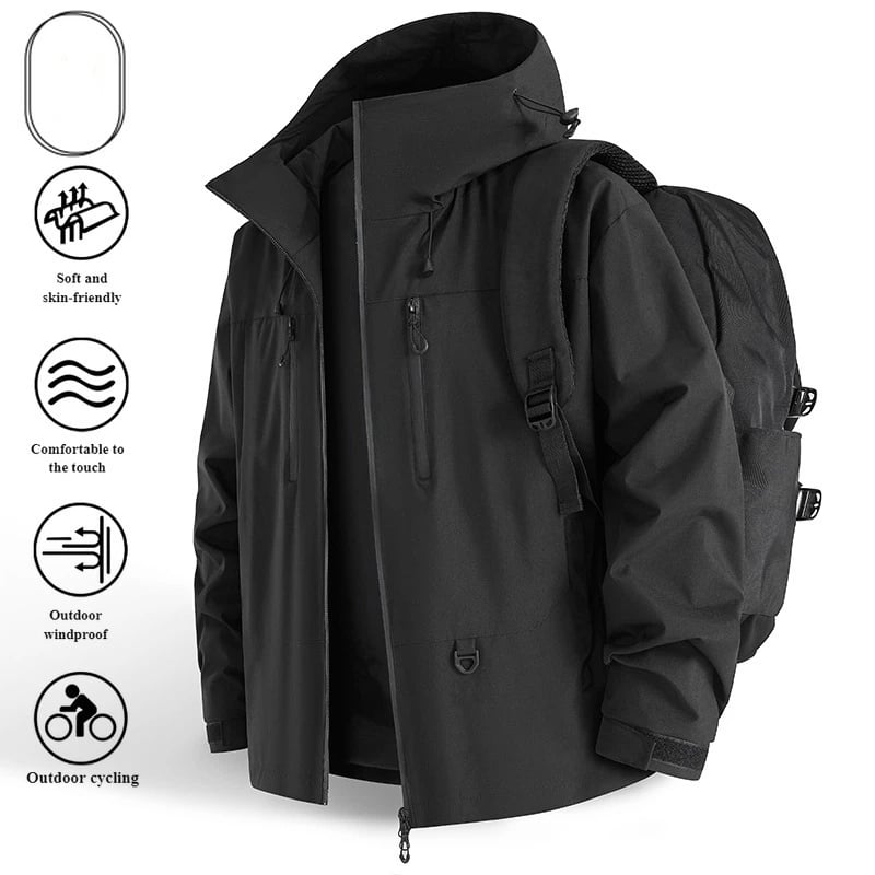 💎 61% RABATT! 💎 WeatherMaster Elite-Jacke – Wind- & Wasserdicht, Atmungsaktiv & Ideal für Outdoor und Stadt 🌧️🧥