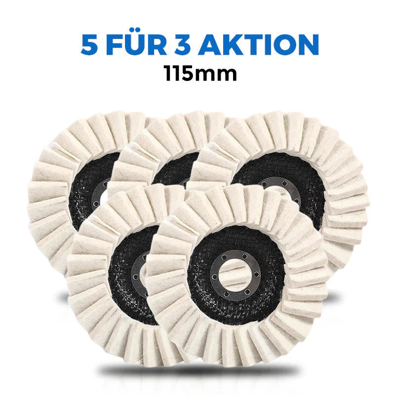 🎁 Spesialtilbud til jul: 53 % rabatt 🎄✨Poleringsskive for ullfiltklaff