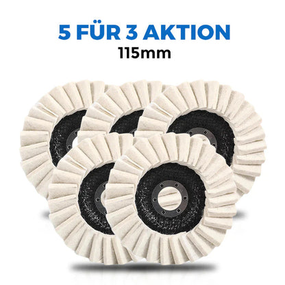 🎁 Christmas special offer: 53% discount 🎄✨Wool felt flap polishing disc