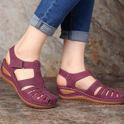 🔥Promozione - sconto del 50%🎉-Sandali ortopedici leggeri in pelle di altissima qualità