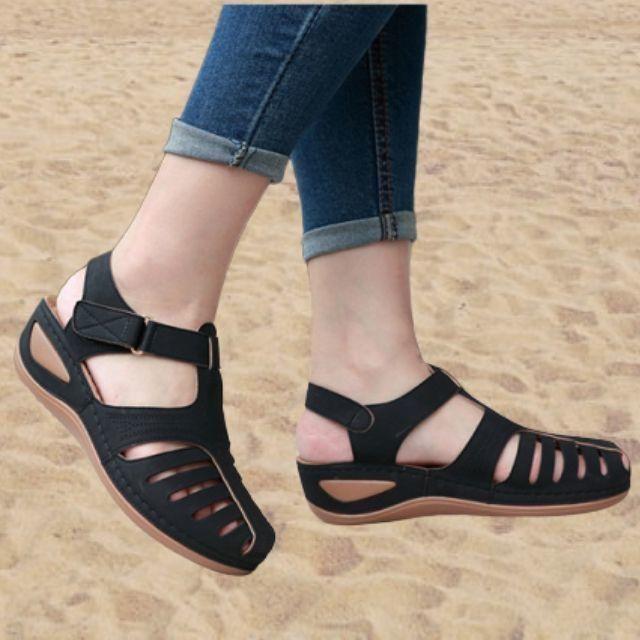 🔥Promozione - sconto del 50%🎉-Sandali ortopedici leggeri in pelle di altissima qualità