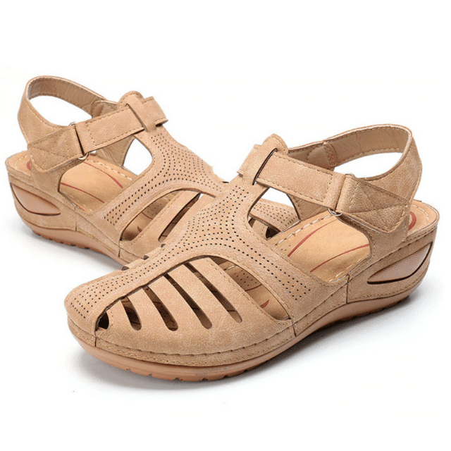 🔥Promozione - sconto del 50%🎉-Sandali ortopedici leggeri in pelle di altissima qualità