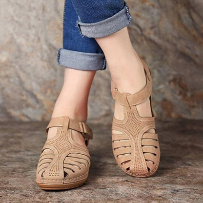 🔥Promozione - sconto del 50%🎉-Sandali ortopedici leggeri in pelle di altissima qualità
