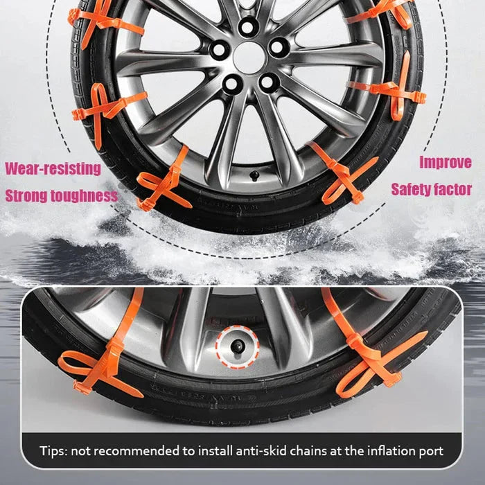 ⛓️ 50% RABATT! 🚗 Rutschfeste Schneeketten – Einfache Montage, Hoher Grip auf Eis/Schnee & Maximale Winter-Sicherheit ❄️