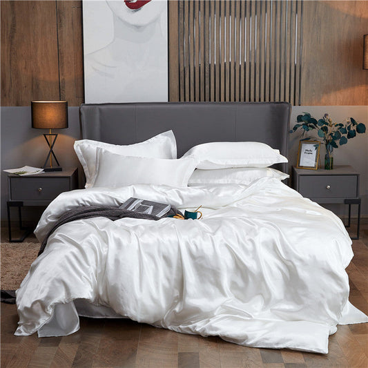 Luxurious Bed Laundry Set-4-Pack (1 cubierta de cama + 1 sábanas + 2 fundas de almohadas)