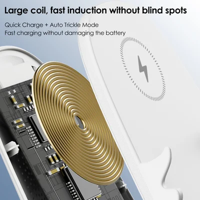 💕Mini chaise avec chargeur rapide sans fil, support de téléphone multifonctionnel