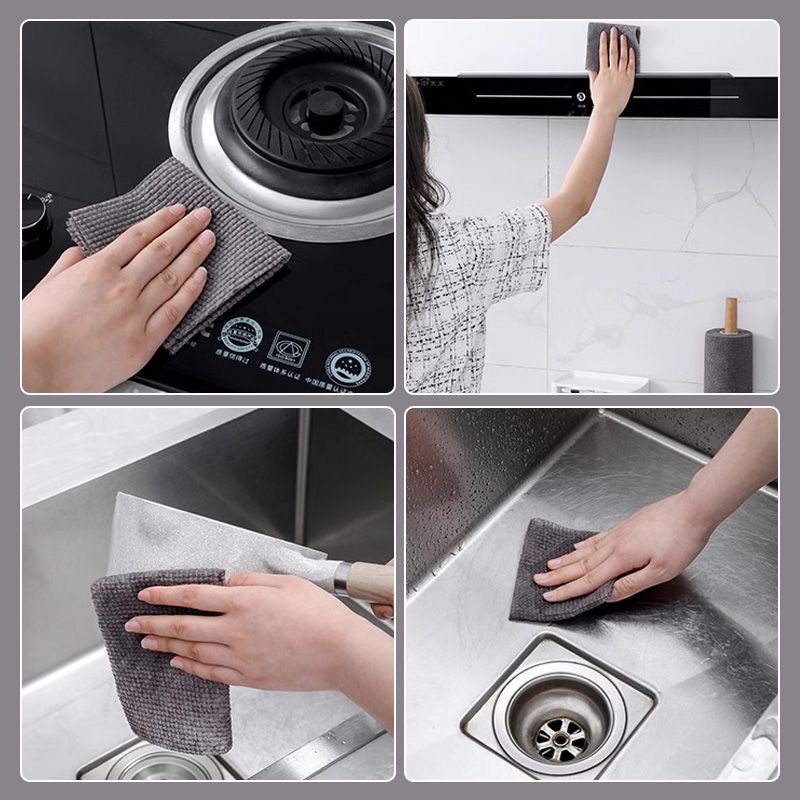 Portes de limpieza de cocina: una alternativa a las bolas de lana de acero