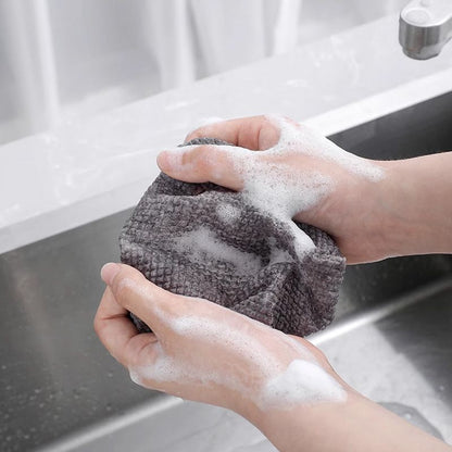 Portes de limpieza de cocina: una alternativa a las bolas de lana de acero