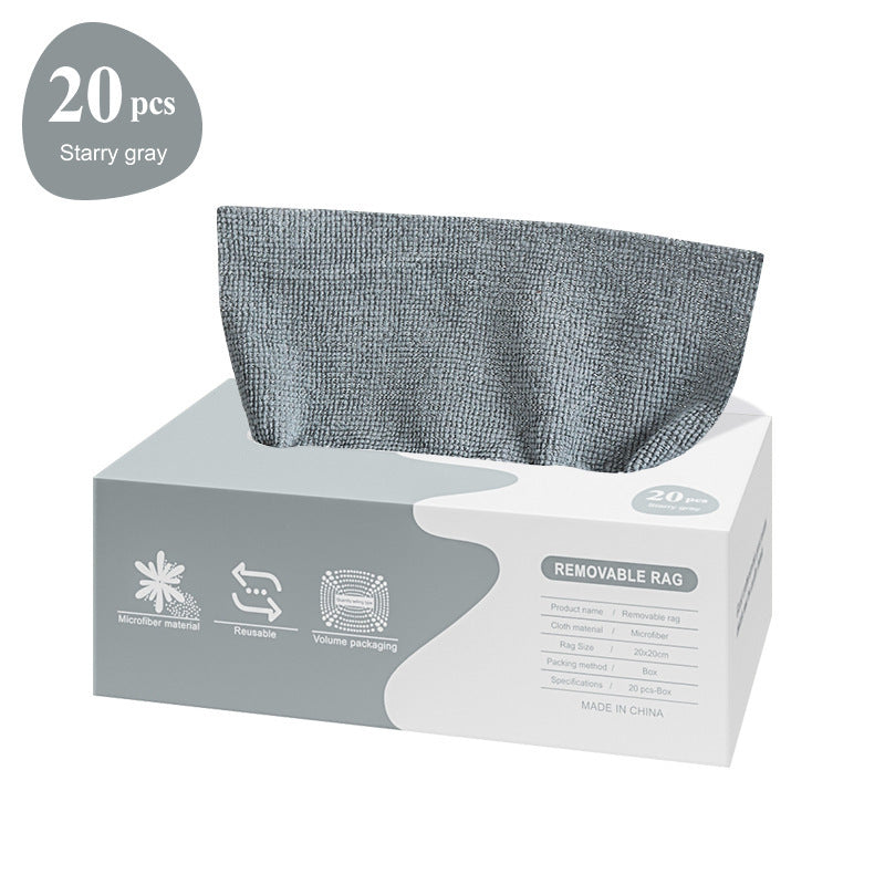 ♻️ Wiederverwendbare Mikrofaser-Küchentücher (20 Stück in 1 Box)