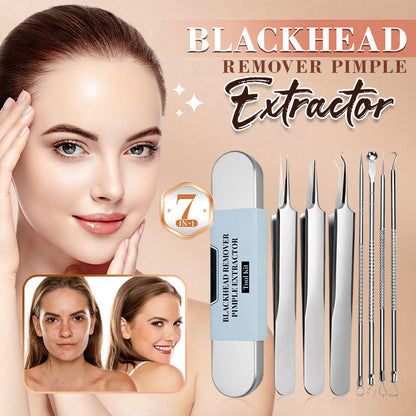 💓 Letzter Tag Rabatt 💥 Medizinische Mitesser-Pinzettenset（7-teiliges Set）