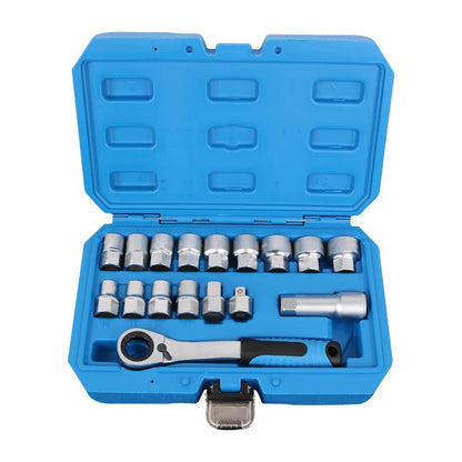 ⏳Zeitlich begrenztes Sonderangebot⏰29-teiliges Ratschen-Steckschlüssel-Set – Chrom-Vanadium-Stahl, 11 Stecknüsse & 10 Bits. Perfekt für Autoreparaturen & DIY 🛠️✨