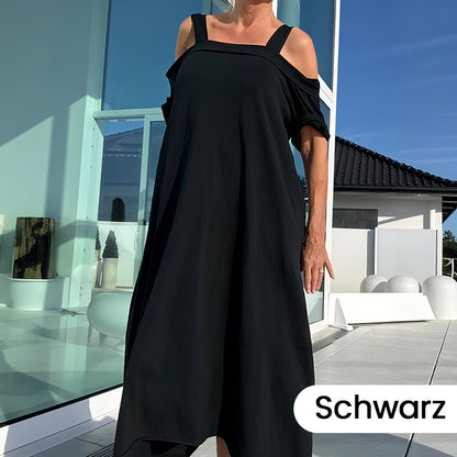 Lässiges Maxikleid mit offenen Schultern für Damen