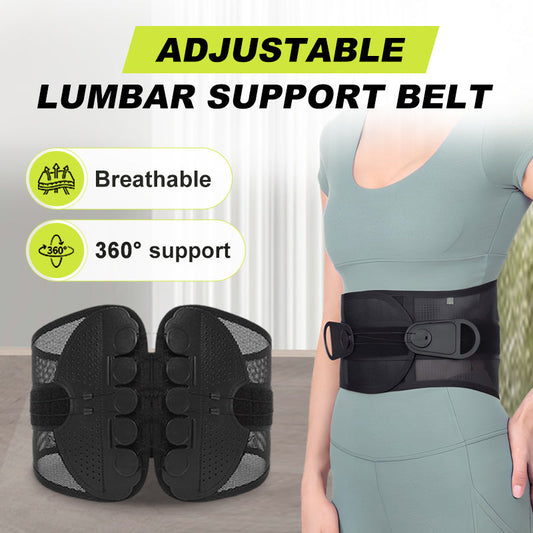 Correa del cinturón lumbar ajustable corneja