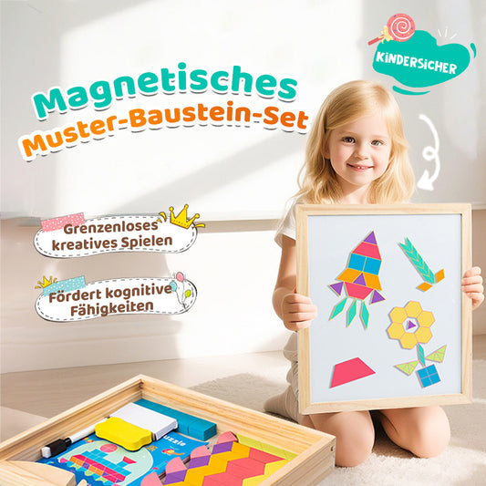 🔥Solange der Vorrat reicht 40 % Rabatt!🎉Magnetisches Puzzlespiel aus Holz mit Motiven