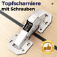 🔥4er Set Topfscharniere mit Schrauben