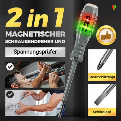 🔥Sonderverkauf 55% Rabatt🔥2-in-1 Magnetischer Schraubendreher und Spannungsprüfer
